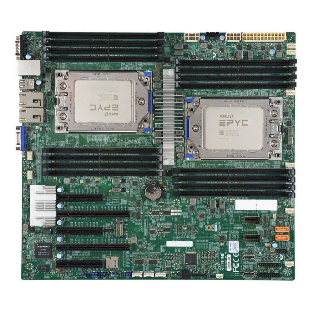 Dual Socket Sp3 Epyc Motherboard - コンボ ボックス Supermic H11DSi-NT マザーボード ソケット