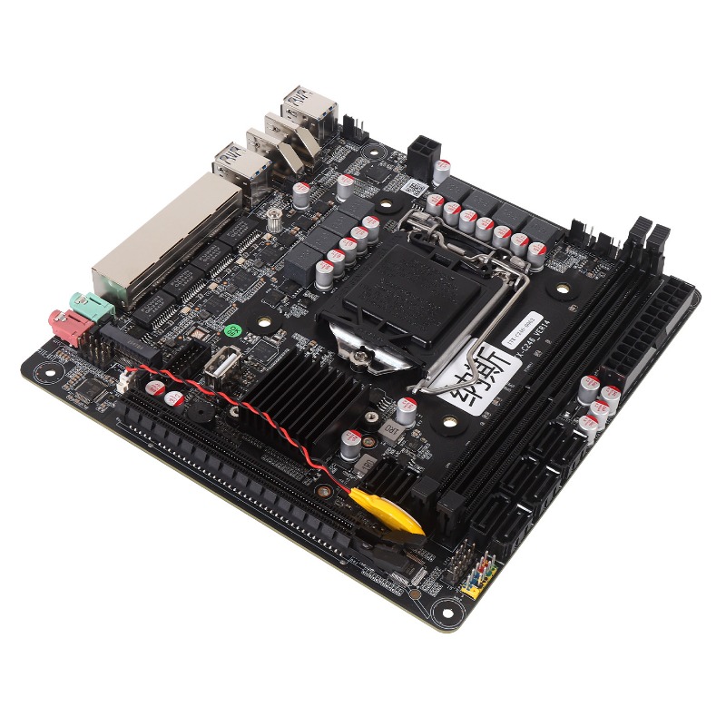 C246 Ecc Server Motherboard - C246 ブラック Synology Feiniu 低消費電力ソフトルーター NASストレージサーバー