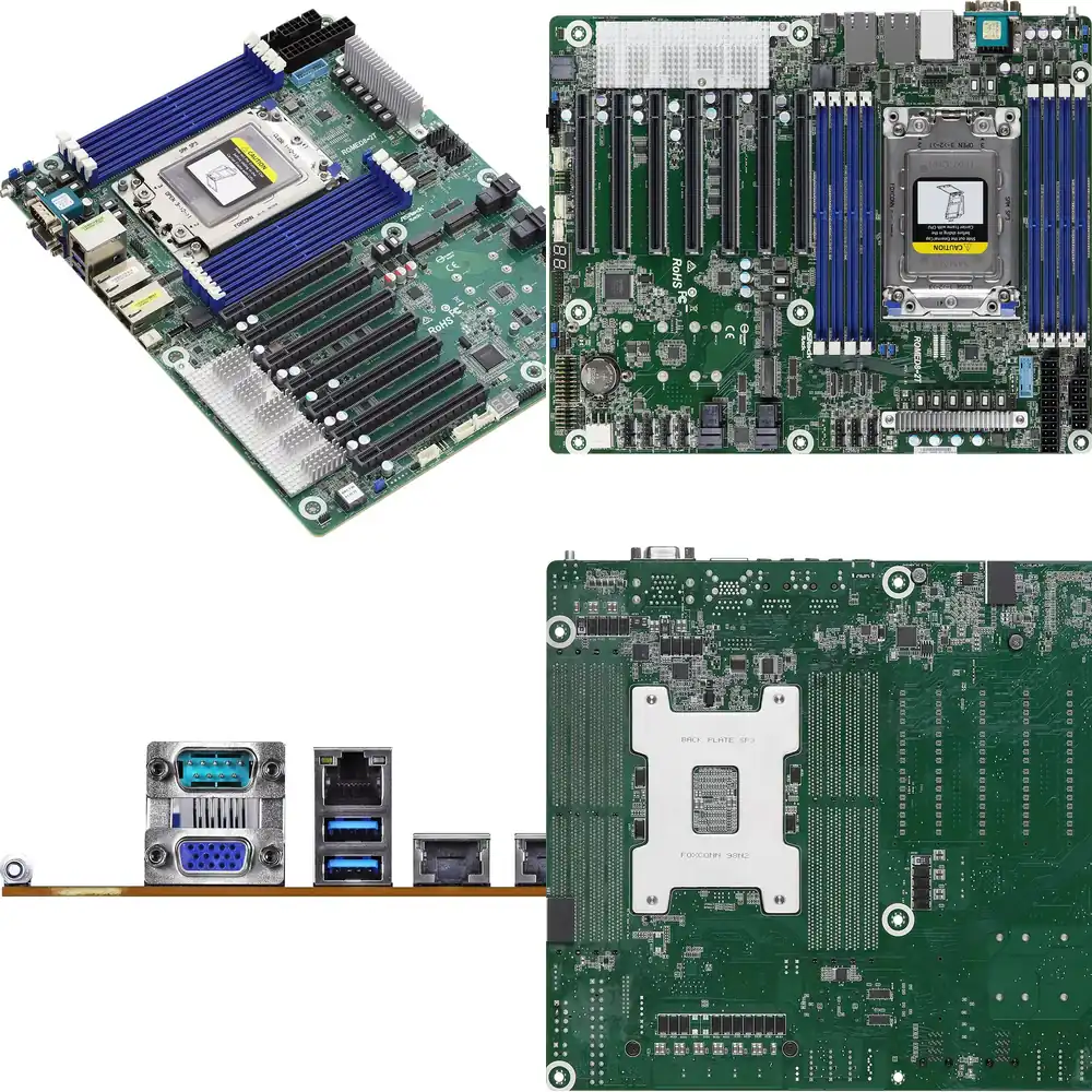 Dual Socket Sp3 Epyc Motherboard - オリジナルASRock Rack ROMED8-2T EPYC 7003サーバーマザーボード デュアルソケットSP3