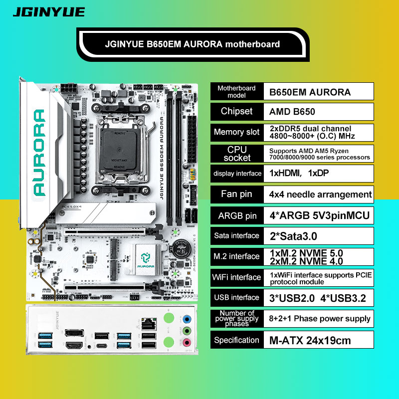 ゲーミングB650 MATX AMD AM5 DDR5マザー - Am5 Micro Atx Pcie 5.0 Motherboard のレビューと価格
