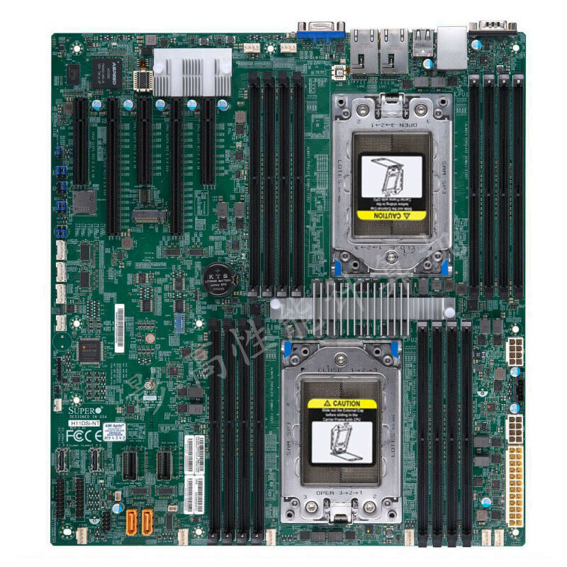 Supermic H11DSi-NT マザーボードソケット  - Dual Socket Sp3 Epyc Motherboard のレビューと価格