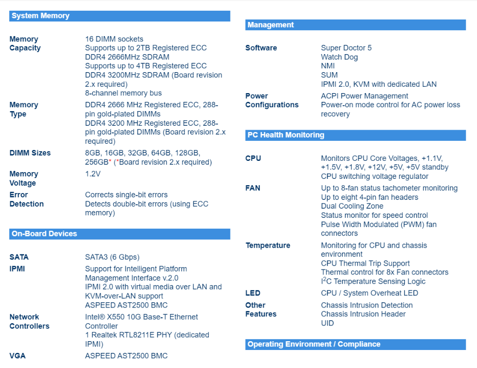 Supermic H11DSi-NT マザーボードソケット  - Dual Socket Sp3 Epyc Motherboard のレビューと価格