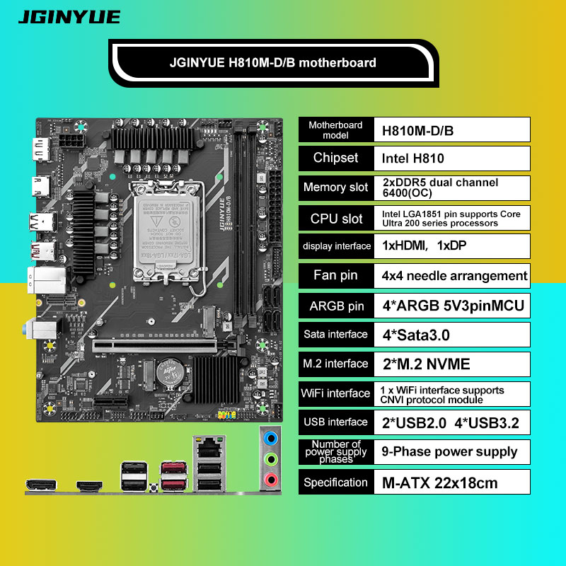 H810 Intel LGA1851 DDR5 Micro- - Lga1851 Gaming Motherboard のレビューと価格